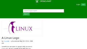 openclipart圖庫：A Linux Logo-資源代表圖