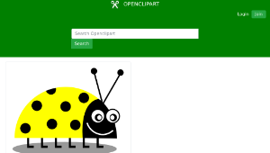 openclipart圖庫：Ladybug Yellow-資源代表圖