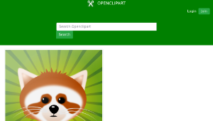 openclipart圖庫：red panda -資源代表圖