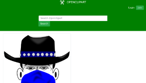openclipart圖庫：Bandit Cowboy-資源代表圖