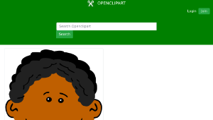 openclipart圖庫：Dad with dark skin-資源代表圖