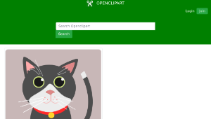 openclipart圖庫：Cartoon cat-資源代表圖