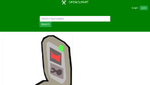 openclipart圖庫：Sci Fi Scanner Device縮圖