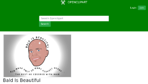 openclipart圖庫：Bald Is Beautiful-資源代表圖
