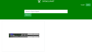 openclipart圖庫：Hp Procurve Switch 24 Ports縮圖