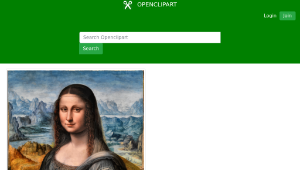 openclipart圖庫：Prado Mona Lisa Enhanced Contrast-資源代表圖