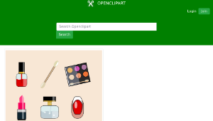 openclipart圖庫：Cosmetic and beauty icons pack 1-資源代表圖