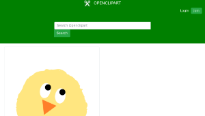 openclipart圖庫：Fluffy chick 3-資源代表圖