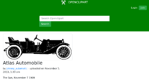 openclipart圖庫：Atlas Automobile-資源代表圖