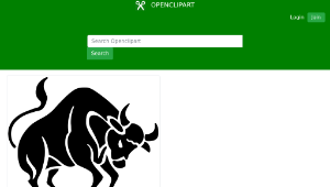 openclipart圖庫：Taurus drawing 4-資源代表圖