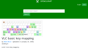 openclipart圖庫：VLC basic key mapping-資源代表圖