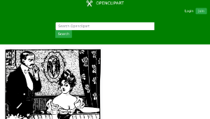 openclipart圖庫：Woman and her Husband縮圖