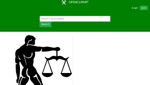 openclipart圖庫：Libra drawing 4-資源代表圖