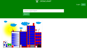 openclipart圖庫：Neighborhood 1-資源代表圖