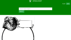 openclipart圖庫：Pitbull Frame