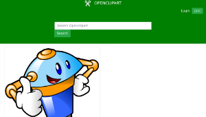 openclipart圖庫：Cipy thumb up-資源代表圖