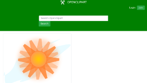 openclipart圖庫：sol quente縮圖