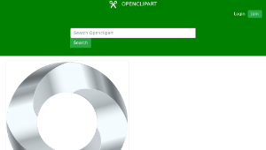 openclipart圖庫：Silver Torus Screw-資源代表圖