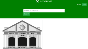 openclipart圖庫：Ipoh City Hall Building (middle)-資源代表圖