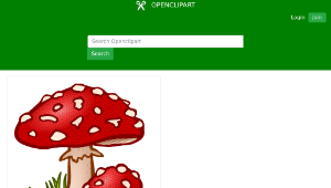 openclipart圖庫：toadstool - coloured縮圖