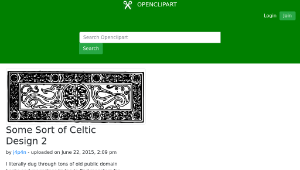 openclipart圖庫：Some Sort of Celtic Design 2