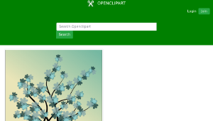 openclipart圖庫：Tree #12縮圖