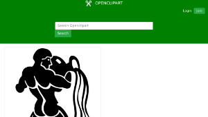 openclipart圖庫：Aquarius drawing 4-資源代表圖