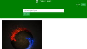 openclipart圖庫：fire and dust-資源代表圖