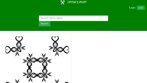 openclipart圖庫：Tribal Design Frame-資源代表圖