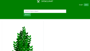 openclipart圖庫：Bush縮圖
