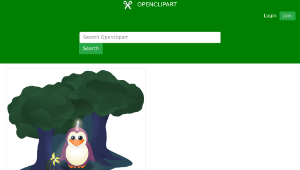 openclipart圖庫：Pengucorn縮圖