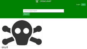 openclipart圖庫：skull縮圖