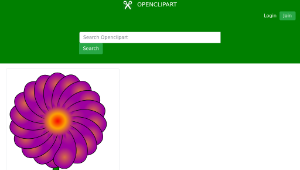 openclipart圖庫：Paisley Flower 2縮圖