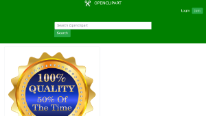 openclipart圖庫：Fifty Percent Quality縮圖