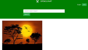 openclipart圖庫：The Sun Also Sets-資源代表圖