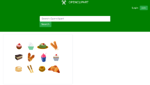 openclipart圖庫：Icons Dessert from around the world-資源代表圖