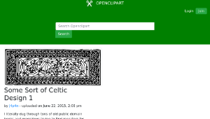openclipart圖庫：Some Sort of Celtic Design 1縮圖