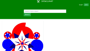 openclipart圖庫：4th of July-資源代表圖