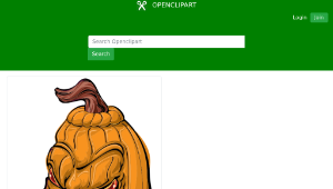 openclipart圖庫：Halloween Jack O Lantern縮圖