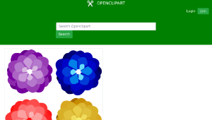 openclipart圖庫：Flower-資源代表圖