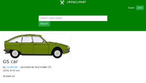 openclipart圖庫：GS car-資源代表圖