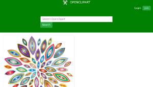 openclipart圖庫：Chromatic Flower Petals 4-資源代表圖