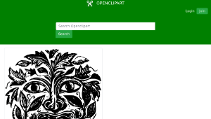 openclipart圖庫：Leshy Face縮圖