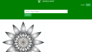 openclipart圖庫：Chromatic Flower 11 No Background-資源代表圖