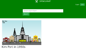 openclipart圖庫：Kim Port in 1950s縮圖