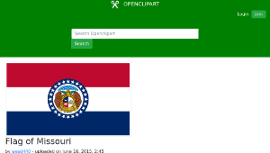 openclipart圖庫：Flag of Missouri-資源代表圖