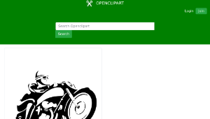 openclipart圖庫：motorbike-資源代表圖