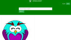 openclipart圖庫：Búho縮圖