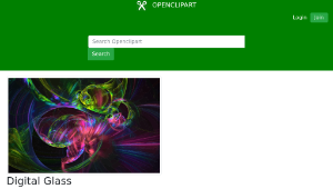 openclipart圖庫：Digital Glass縮圖