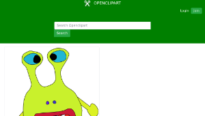 openclipart圖庫：Monster 09-資源代表圖
